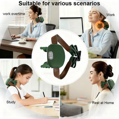 Neck Massager Electric Deep Tissue 4D Kneading Simulated Human Hand Massager for Neck Shoulder Pain Relief Muscle Relax Massager